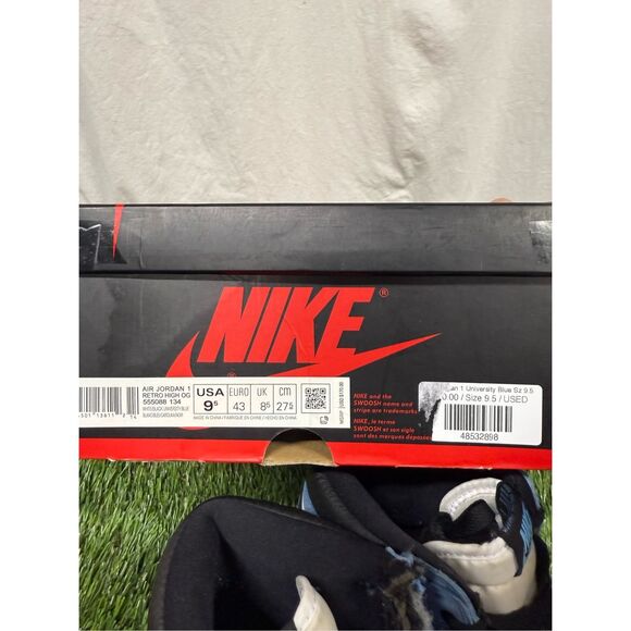 Size 9.5 - Jordan 1 Retro OG High University‎ Blue OG box - Picture 8 of 8